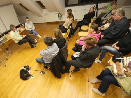 STOJAN STRAŽIŠČAR PREDSTAVITEV KNJIGE 10 FOTO LJUBO VUKELIČ